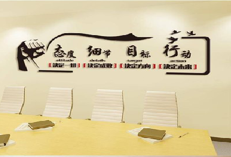 营山县企业文化墙主要展示什么？