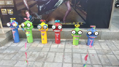 营山县商业区彩绘