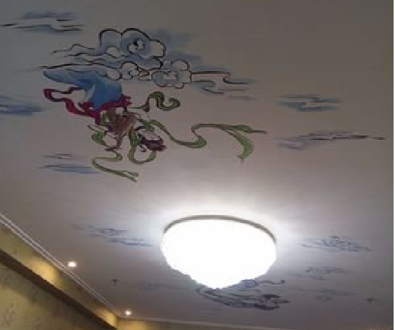 营山县如何快速绘制天花板上的手绘墙？