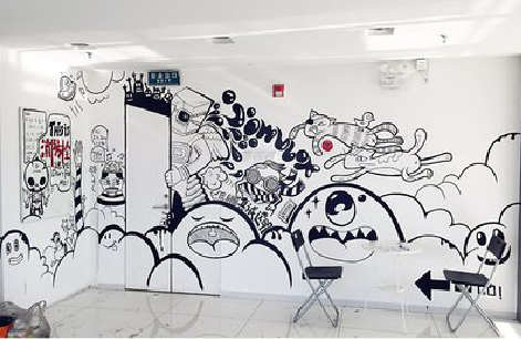 营山县手绘墙并非传统涂鸦。